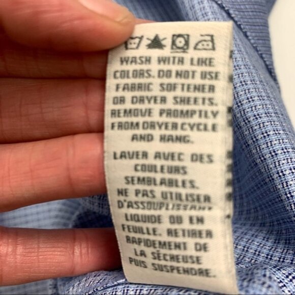 Denver hayes long sleeve never-Iron button up XL - Picture 6 of 9